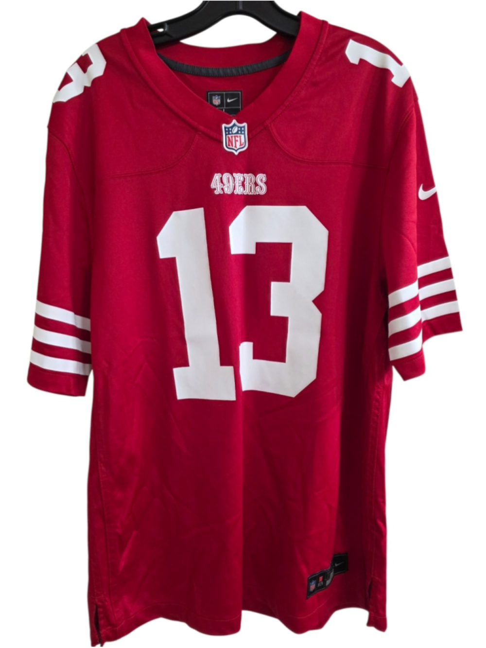 Men's Nike San Francisco 49ers Brock Purdy Jersey Size L Red White